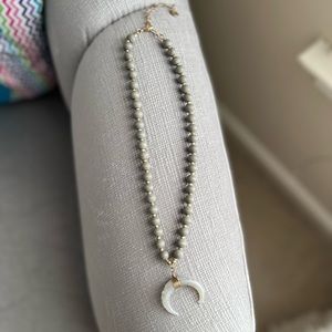 Altar’d State Beaded Crescent Necklace NEVER WORN